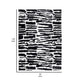 Ashley Shaw 8 x 10 Large Area Rug Abstract Design Black Ivory BM318262