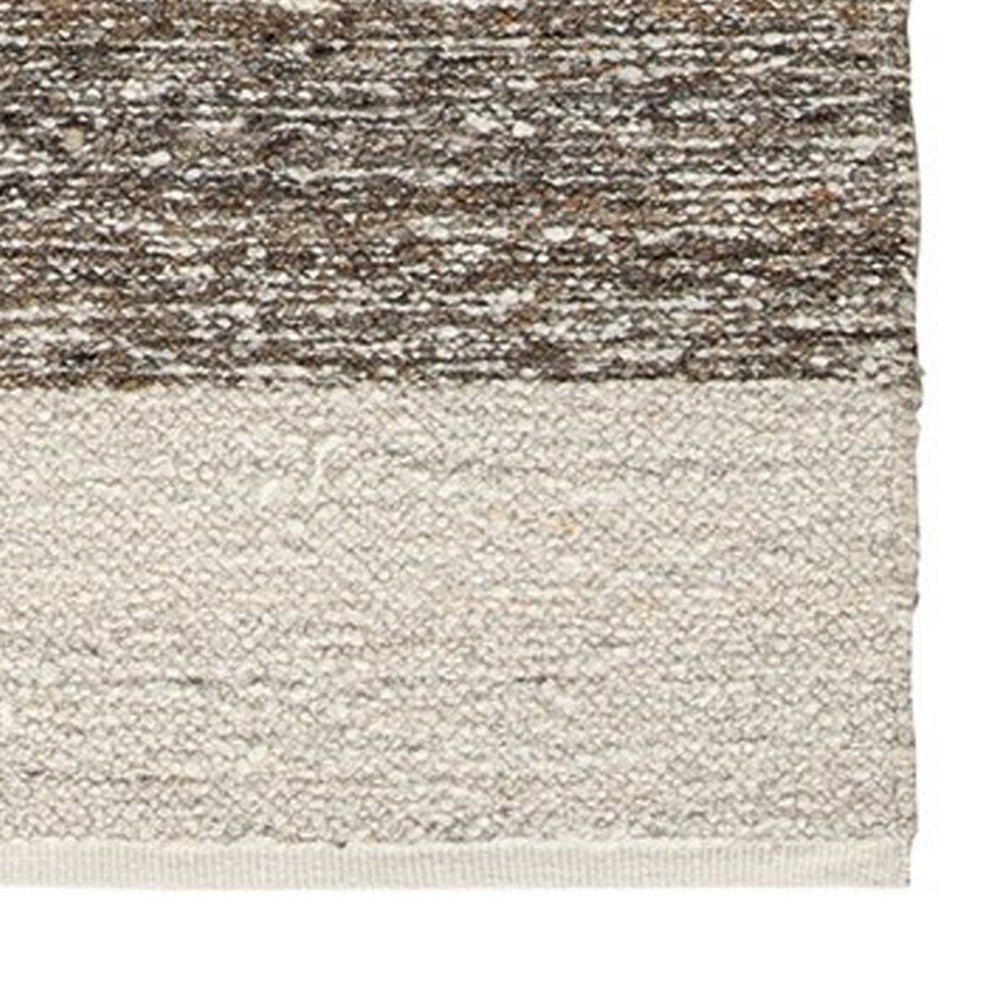 Ashley Rusy 5 x 7 Medium Area Rug Handwoven Classic Stripe Gray