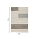 Ashley Rusy 8 x 10 Large Area Rug Handwoven Classic Stripe Gray