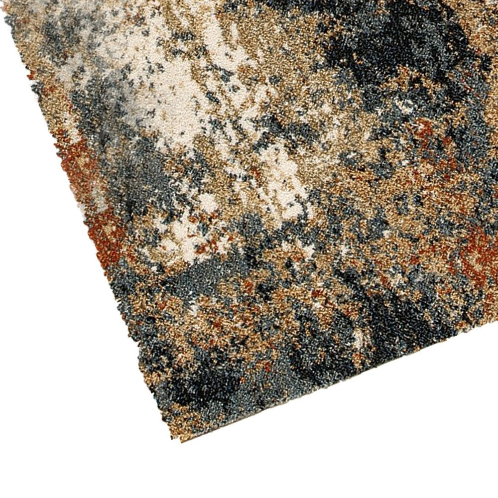 Ashley Vila 5 x 7 Medium Area Rug Abstract Design Brown Black