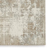 Ashley Lae 5 x 7 Medium Area Rug Abstract Art in Brown and Gray BM318269
