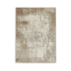 Ashley Lae 5 x 7 Medium Area Rug Abstract Art in Brown and Gray BM318269