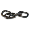 Ashley Delby Tabletop Sculpture Decor, Wood Link Chain, Black