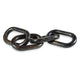 Ashley Delby Tabletop Sculpture Decor, Wood Link Chain, Black