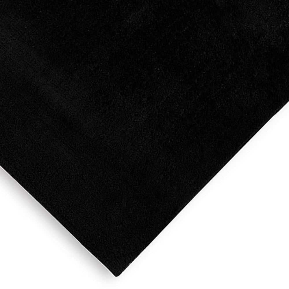 Ashley Stebin 5 x 7 Medium Area Rug Abstract Shag Style Black BM318274