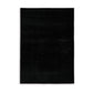 Stebin 5 x 7 Medium Area Rug, Shag Style, Abstract Design Black Polyester By Casagear Home