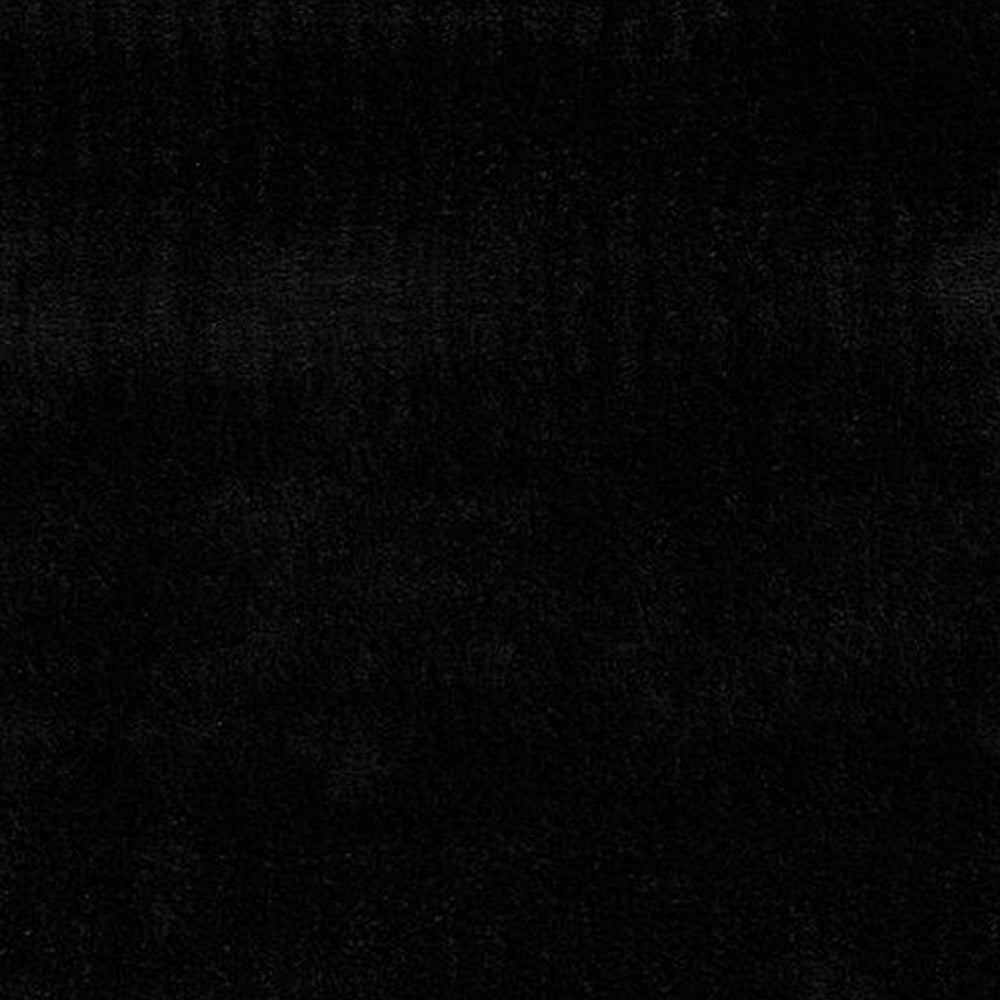 Ashley Stebin 8 x 10 Large Area Rug, Abstract Shag Style Black