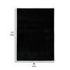 Ashley Stebin 8 x 10 Large Area Rug, Abstract Shag Style Black
