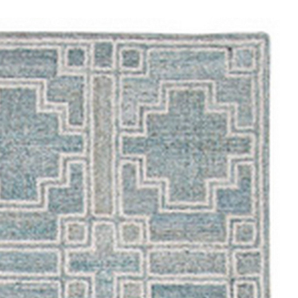 Ashley Lesy 8 x 10 Large Area Rug Geometric Design Gray Ivory