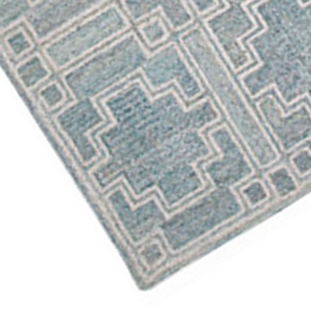 Ashley Lesy 8 x 10 Large Area Rug Geometric Design Gray Ivory