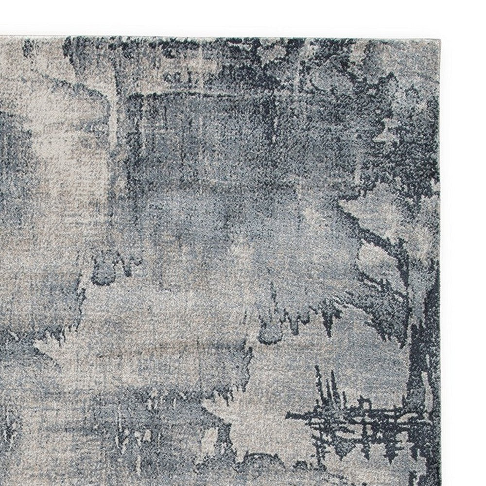 Ashley Richard 5 x 7 Medium Area Rug Abstract Machine Woven Gray BM318281