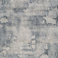 Richard 5 x 7 Medium Area Rug, Abstract Machine Woven, Gray Polyester By Casagear Home