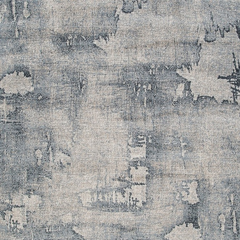 Ashley Richard 5 x 7 Medium Area Rug Abstract Machine Woven Gray BM318281