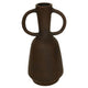 Ashley Adea Flower Vase, Antique Amphora Shape, Brown Terracotta