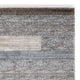 Ashley Beny 5 x 7 Medium Area Rug Abstract Striped Gray and Cream
