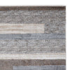 Beny 8 x 10 Large Area Rug Machine Woven Abstract Stripe Pattern Gray By Casagear Home BM318290