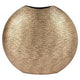 Ashley Bier Accent Flower Vase Tabletop Decor, Textured Gold Black