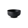 Ashley Nya 12" Tabletop Decorative Bowl, Pedestal Base, Black Wood