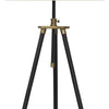 Ashley Egan 71’’ Floor Lamp White Drum Shade Brown Tripod Base BM318308