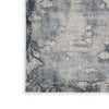 Ashley Richard 8 x 11 Area Rug Blue Gray Polyester Latex Backing BM318321
