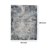 Ashley Richard 8 x 11 Area Rug Blue Gray Polyester Latex Backing BM318321