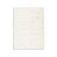 Stebin 8 x 10 Area Rug, Shag Style, Ivory White Polyester, Washable, Cotton By Casagear Home