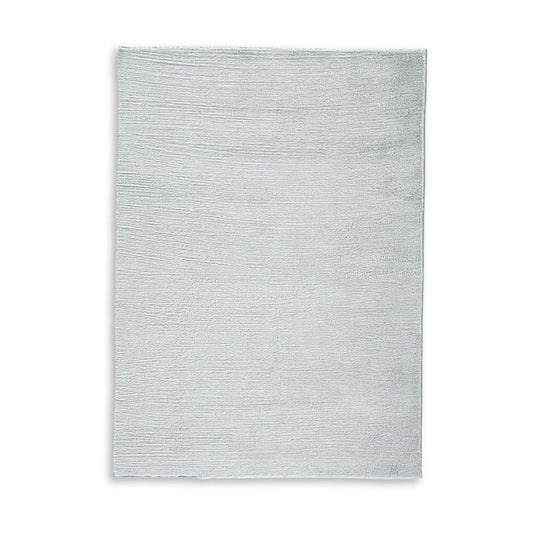 Stebin 5 x 7 Area Rug, Shag Style, 15mm Pile Gray Polyester, Washable By Casagear Home