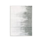 Mili 5 x 7 Area Rug, Abstract Pattern Washable Gray White Polyester By Casagear Home