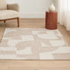 Ashley Jimmy 8 x 10 Area Rug, Abstract Pattern Polyester, Brown