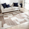 Ashley Jimmy 5 x 7 Area Rug, Abstract Pattern Polyester, Brown