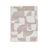 Ashley Jimmy 5 x 7 Area Rug, Abstract Pattern Polyester, Brown
