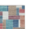 Nami 5 x 7 Area Rug, Multicolored Geometric Design, Polyester Cotton Blend By Casagear Home