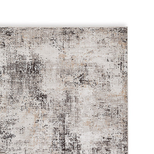 Ashley Elanor 5 x 7 Area Rug, Abstract Design, Gray Polyester, Jute