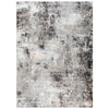 Ashley Ley 5 x 7 Area Rug, Polyester, Jute, Black Gray White, Tan