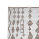 Betty 5 x 7 Area Rug Geometric Pattern Beige Brown Polyester Cotton By Casagear Home BM318352