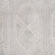 Glam 8 x 10 Area Rug Geometric Pattern Tufted Gray White Polyester Wool By Casagear Home BM318353