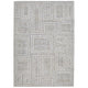 Ashley Bora 10 x 14 Area Rug, Geometric, Polyester Wool Gray White