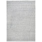 Monty 5 x 7 Area Rug, Abstract Pattern, Gray, Ivory Polyester, Cotton Back By Casagear Home