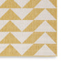 Hamley 5 x 7 Area Rug, Indoor Outdoor, Geometric Prints, Yellow, White By Casagear Home