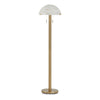 Ashley Sein 62" Floor Lamp, Pull Chain Switch, Dome Shade, Brass