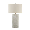 Ashley Bard 30" Table Lamp, Accent Base, Ivory Oval Fabric Shade