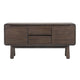 Cid Seby 50 Inch Sideboard Server Buffet Cabinet Espresso Brown Wood By Casagear Home BM318415