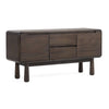 Cid Seby 50 Inch Sideboard Server Buffet Cabinet, Espresso Brown Wood By Casagear Home