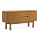 Cid Seby 50 Inch Sideboard Server Buffet Cabinet, Natural Brown Wood By Casagear Home