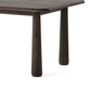 Cid Seby 87 Inch Dining Table Rectangular Top Espresso Brown Solid Wood By Casagear Home BM318417