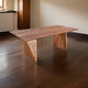 Jax Dining Table, 81 Inch Rectangular Acacia Wood Top, Natural Brown By Casagear Home
