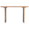 Joy Console Table Rectangular Panel Legs Natural Brown Acacia Wood By Casagear Home BM318504