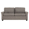Full Size Sofa Bed, Gray Linen, Convertible Design, USB Port, Power Outlets By Casagear Home