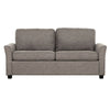 Full Size Sofa Bed, Gray Linen, Convertible Design, USB Port, Power Outlets By Casagear Home