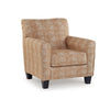 Ashley Heena Accent Chair, Tan, Brown Polyester, Black Wood